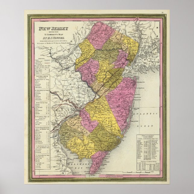 Pôster New Jersey 16 (Frente)