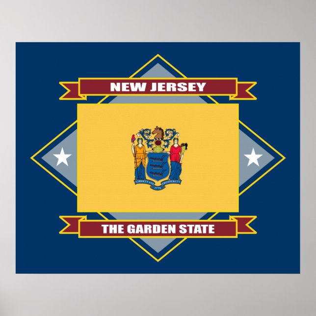 Poster New Jersey Diamond (Frente)