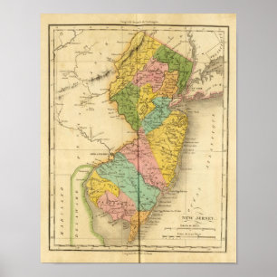 Pôster New-jersey E.U.