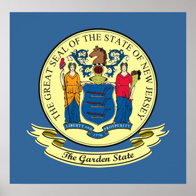 Poster New Jersey Seal (Frente)