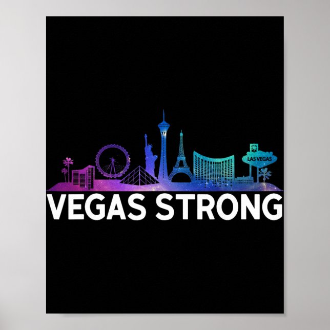 Poster New Las Vegas Strong For Men, Women And Youth  (Frente)