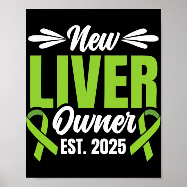 Poster New Liver Owner Est. 2025 - Liver Transplant Recie (Frente)