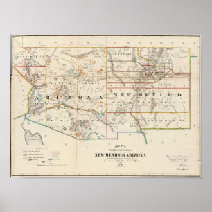 Pôster New mexico, arizona