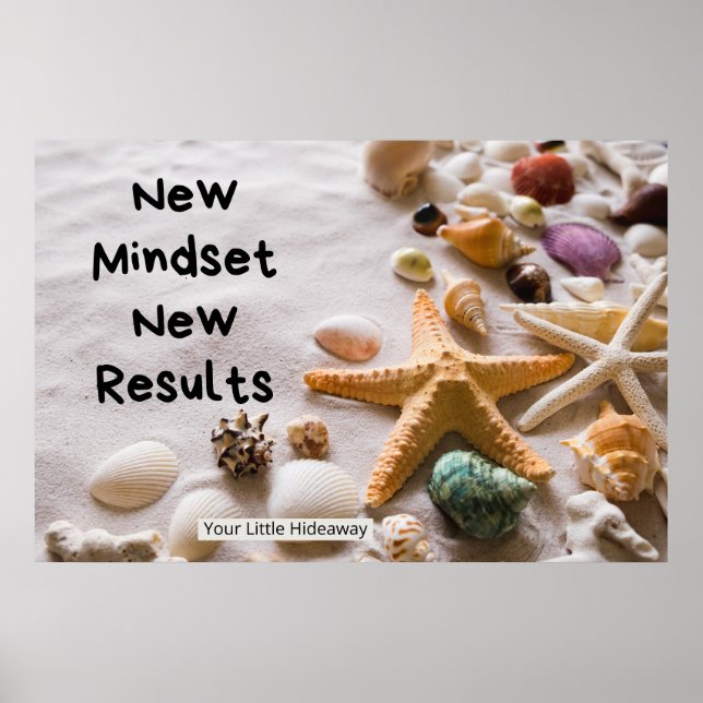Poster "New Mindset" Positive Quotes "Poster" (Frente)