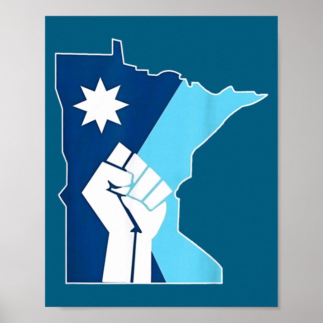 Poster New Minnesota Rebel State Flag (Frente)