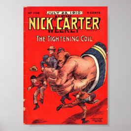 Poster New Nick Carter Weekly 708 - The Tighening Coil