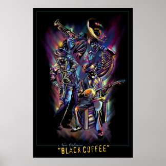 Pôster "New Orleans - Black Coffee"
