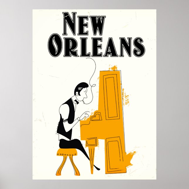 Poster New Orleans Honky Tonk (Frente)
