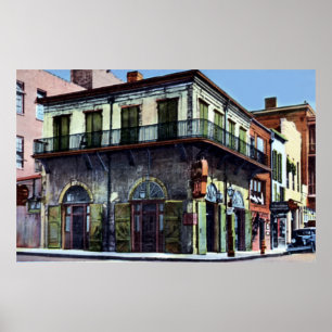 Pôster New Orleans Louisiana Old Absinthe House 1940