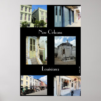 Pôster New Orleans Montage