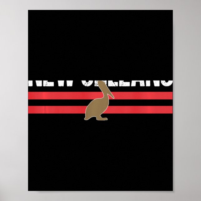 Poster New Orleans Native Pelican Local Standard New Orle (Frente)