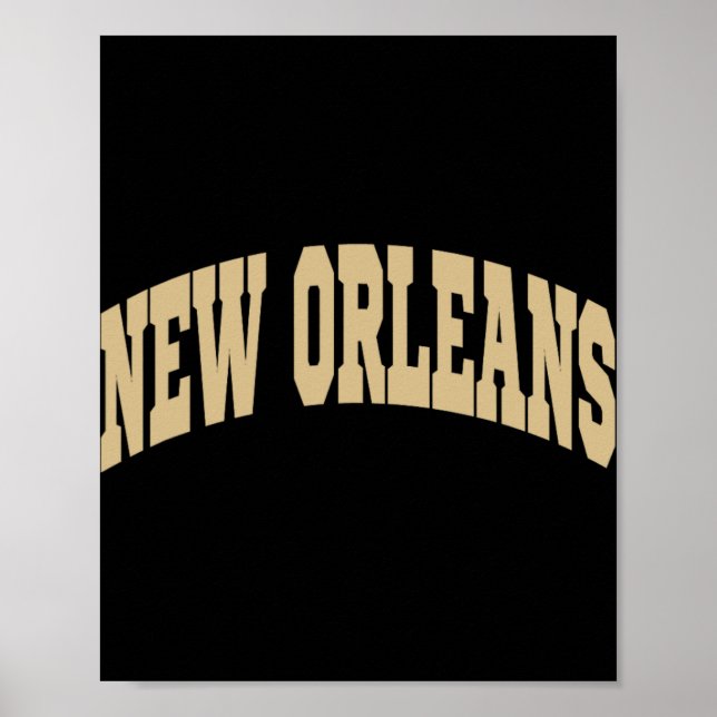 Poster New Orleans - Throwback Design - Clic  (Frente)