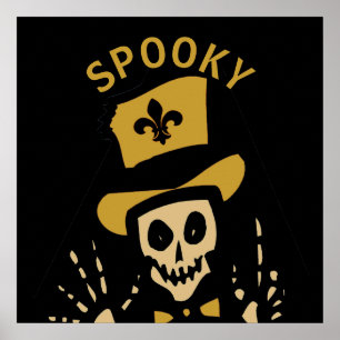 Poster New Orleans Voodoo Man, SPOOKY, editar texto