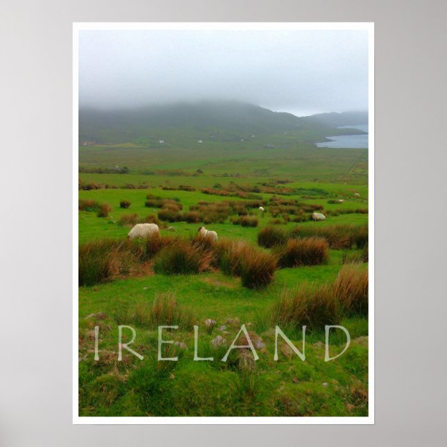 POSTER NEW PRINT FROM IRELAND GREEN AND MORE GREEN! (Frente)