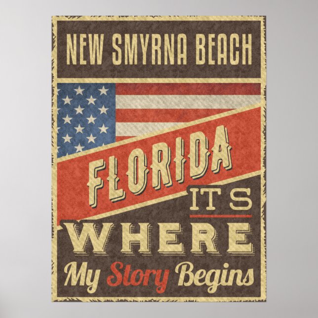 Poster New Smyrna Beach (Frente)