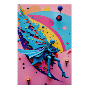 Pôster New Wave Angel Fallen - Ken Gage Art