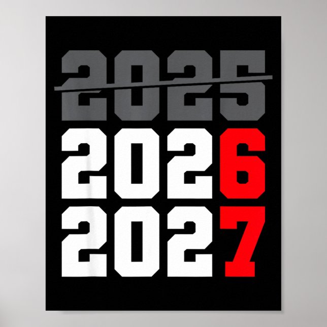 Poster New Year 2026 Shirts 67 Six Seven Meme Gen Alpha S (Frente)