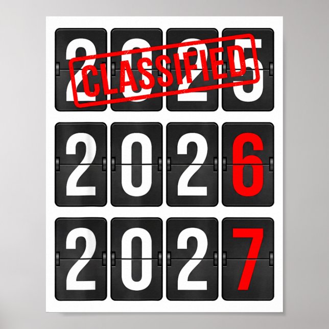 Poster New Year 67 Six Seven Countdown New Year 2026 2027 (Frente)