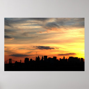 Poster New York City Skyline