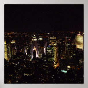 Pôster New York na noite