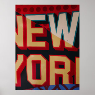 Poster New York text