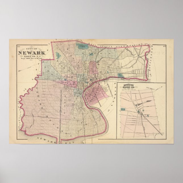 Pôster Newark, NJ (Frente)