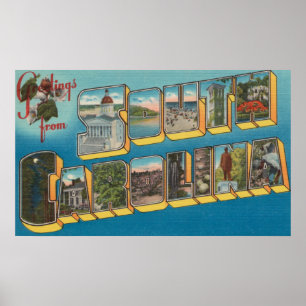 Poster Newberry, South Carolina - grandes cenas da letra