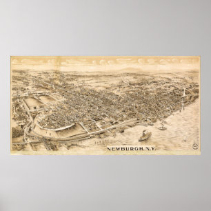 Poster Newburgh, Nova Iorque (c1900)