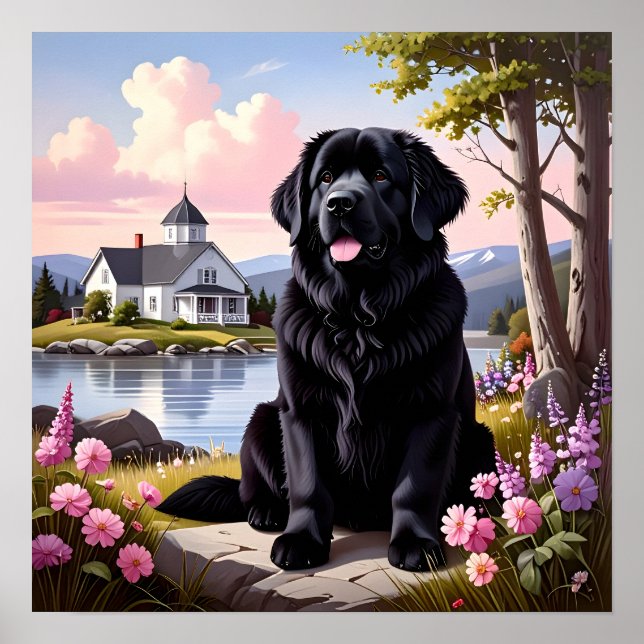 Poster Newfoundland Dog (Frente)