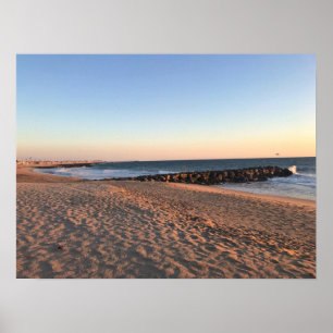 Poster Newport Beach em Sunset, Califórnia