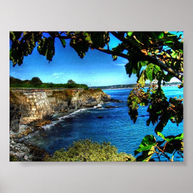 Poster Newport Cliff Walk - (Frente)