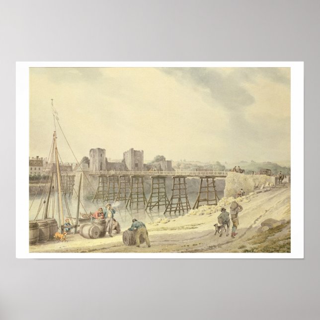 Pôster Newport no Usk (Frente)