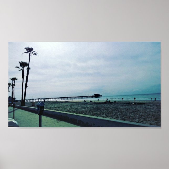 Poster Newport Pier, Newport Beach, Califórnia (Frente)