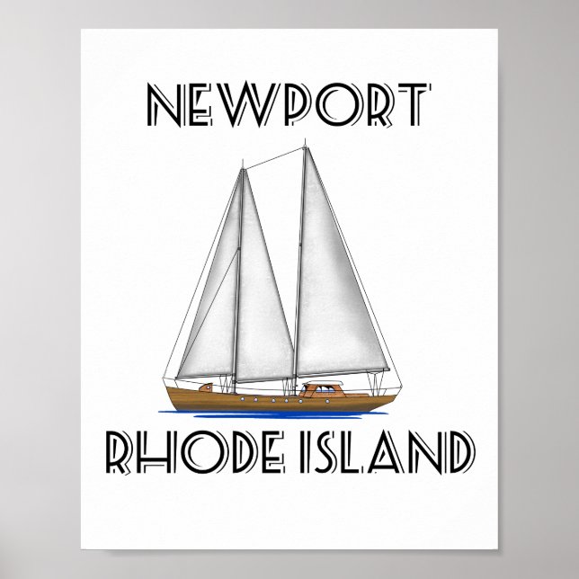 Poster Newport Rhode Island (Frente)