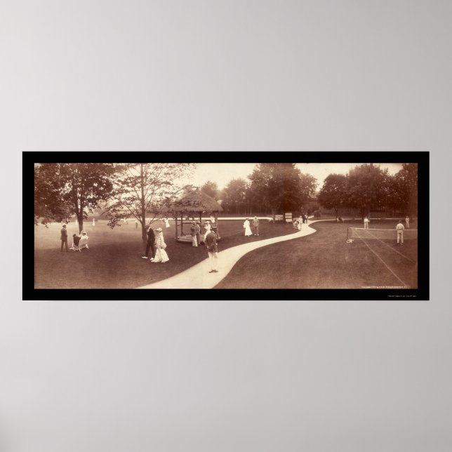 Poster Newport, RI Casino Foto 1902 (Frente)