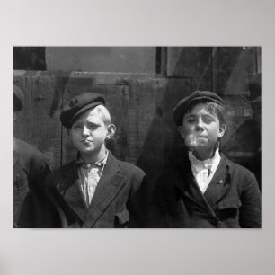 Poster Newsies que fuma - St Louis - 1910