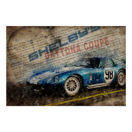 Pôster Newspaper Shelby Daytona Coupe 2