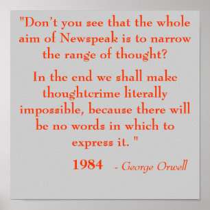 Pôster Newspeak