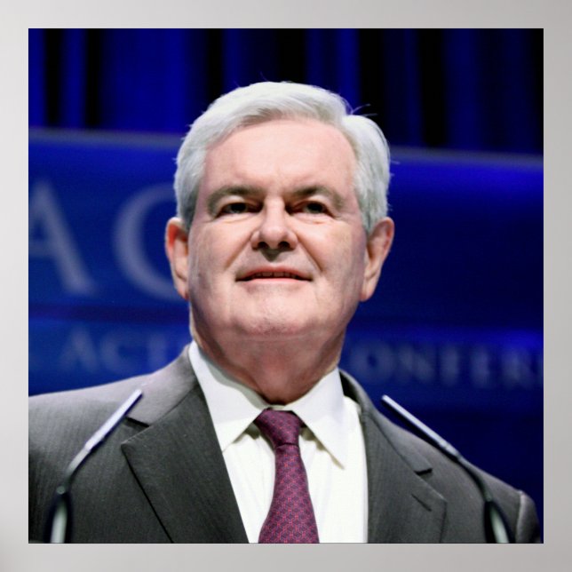 Pôster Newt Gingrich (Frente)