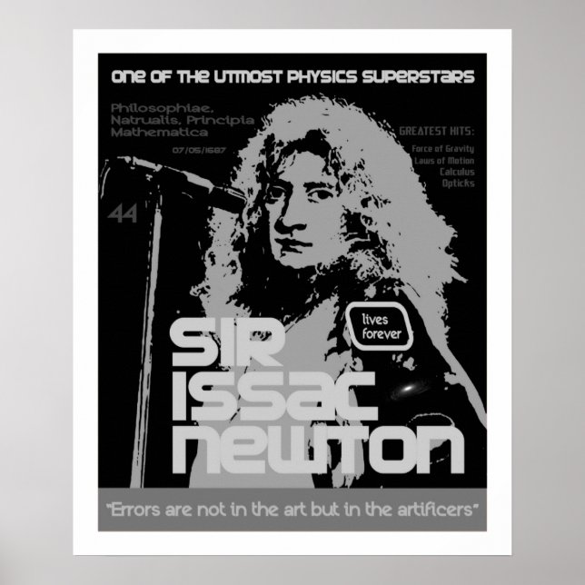 Pôster Newton (Frente)