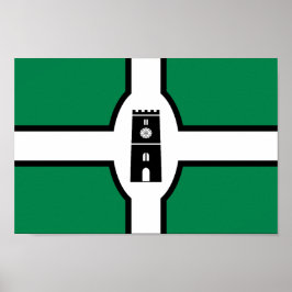 Poster Newton Abbot flag