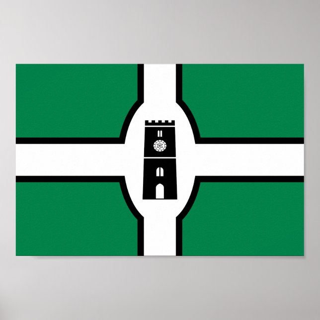 Poster Newton Abbot flag (Frente)
