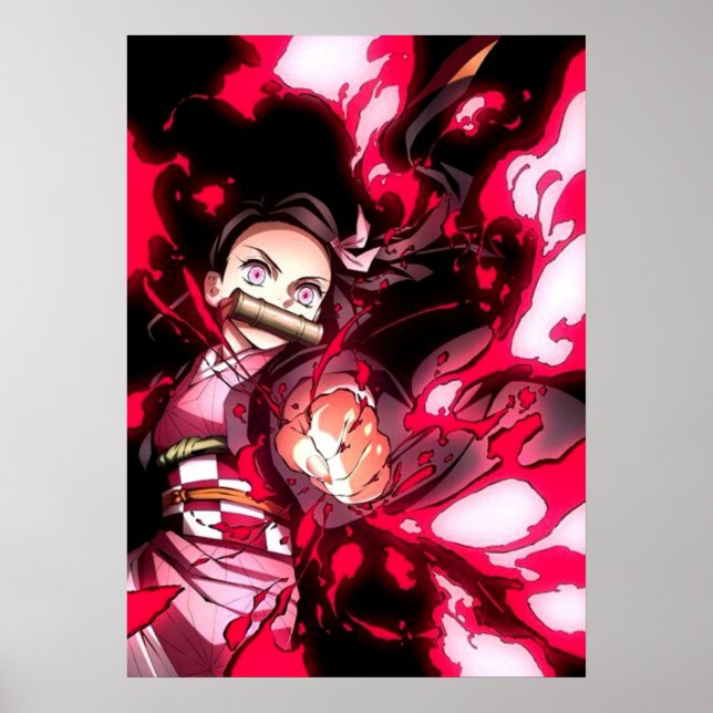 Poster Nezuko Blood Demon Art Demon Slayer  (Frente)
