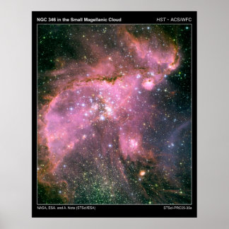 Poster NGC346InTheSmallMagellanicCloud-20