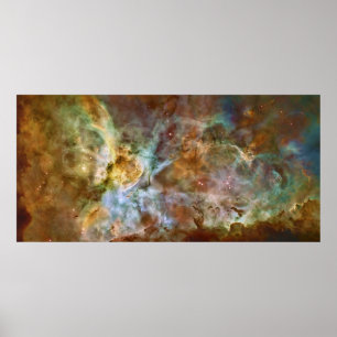 Poster NGC 3372 Nebulosa Carinae do Hubble