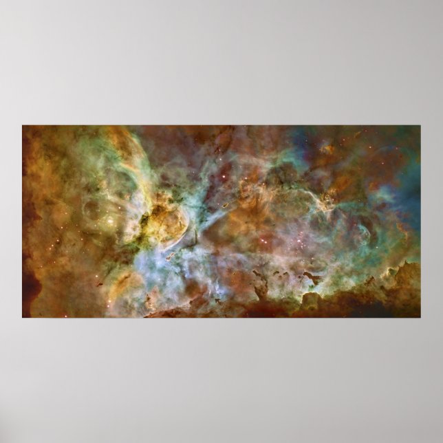 Poster NGC 3372 Nebulosa Carinae do Hubble (Frente)
