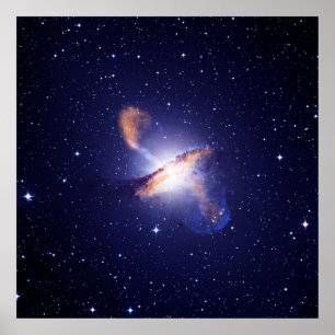 Pôster NGC 5128 Centaurus uma NASA da galáxia
