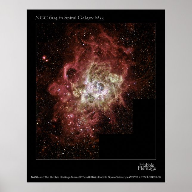 PÔSTER NGC 604 (Frente)