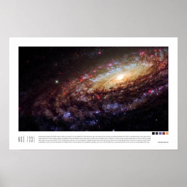 Poster NGC 7331 (Caldwell 30) (Frente)