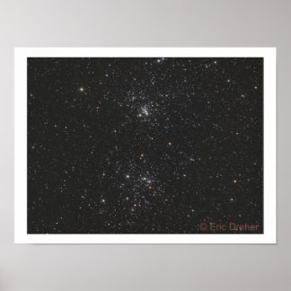 Poster NGC 869 e NGC 884 por Eric Dreher